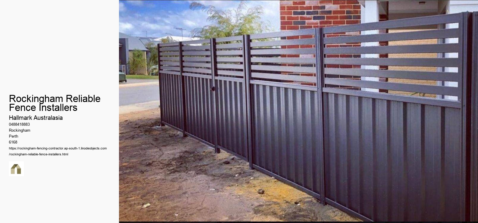 Rockingham Reliable Fence Installers